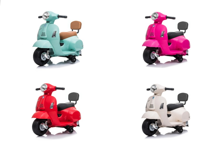 Licensed Vespa GTS kids mini electric motorcycle